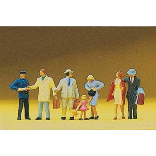 Preiser 10029 HO An der Bahnsteigsperre