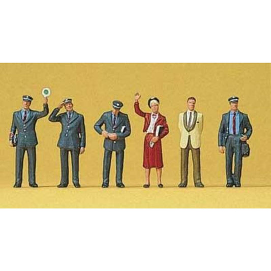 Preiser 10237 HO DB Zugpersonal 1989