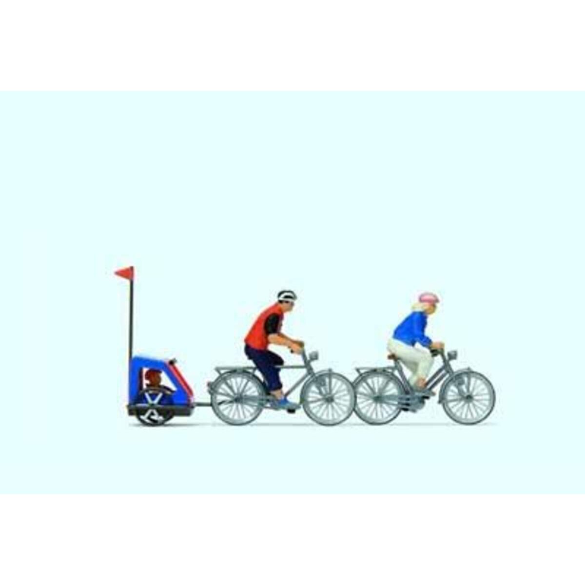 Preiser 10638 Familie auf Radtour