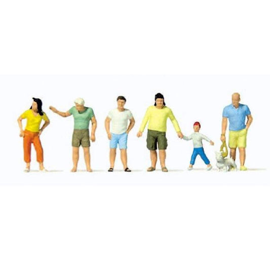 Preiser 10672 Passanten, sommerliche Kleidu