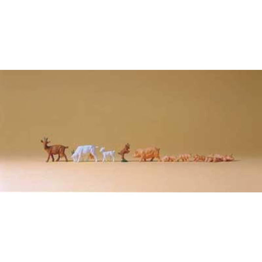 Preiser 14162 - Ziegen und Schweine, Spur H0