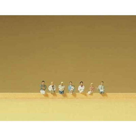 Preiser 79084 N Sitzende Reisende