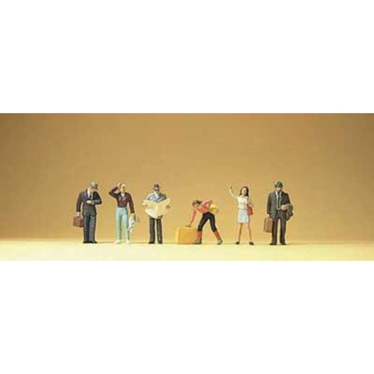 Preiser 79112 N Reisende am Bahnsteig