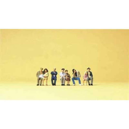 Preiser 79123 N Sitzende Fahrgäste