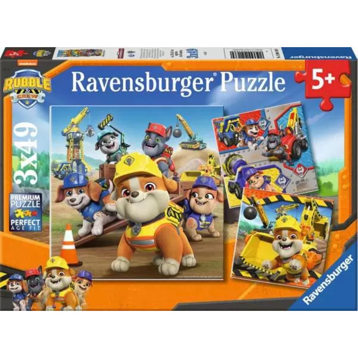 Ravensburger Puzzle - Arbeitsfahrzeuge, 3x49 Teile