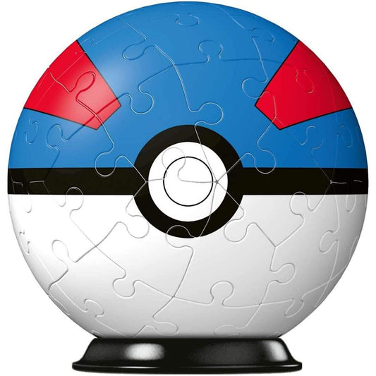 Ravensburger 3D Puzzle - Pokemon: Superball / Great Ball, 54 Teile