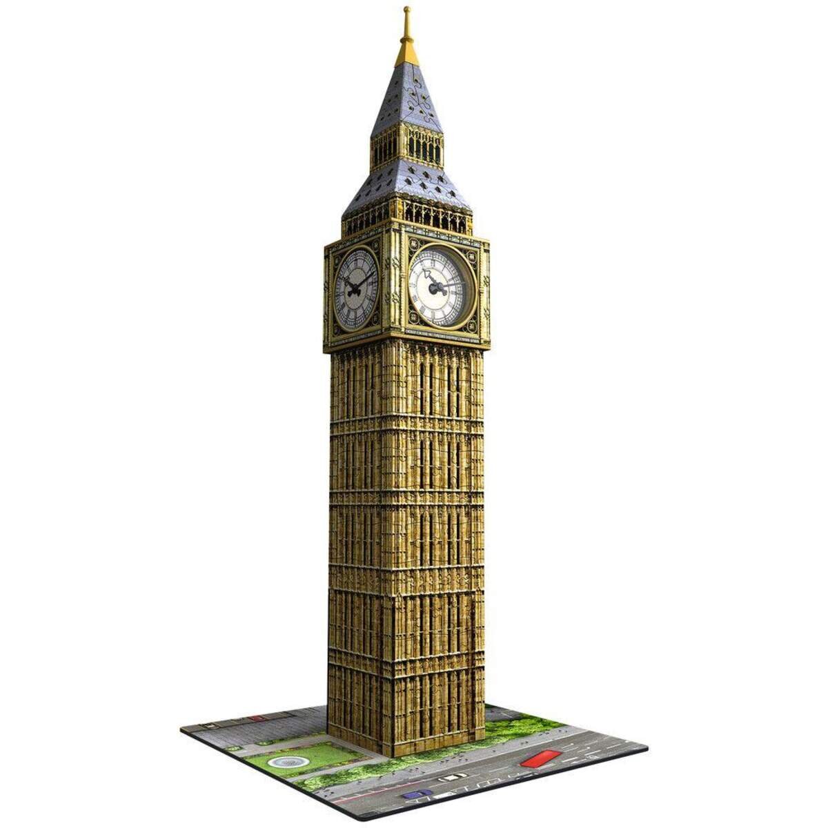 Ravensburger 3D Puzzle Big Ben mit Uhr, 216 Teile