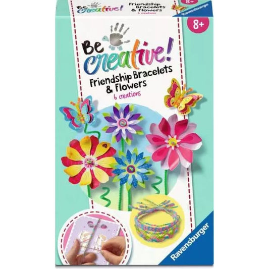 Ravensburger BeCreative Mini-Freundschaftsbändchen & Blumen Bastelset