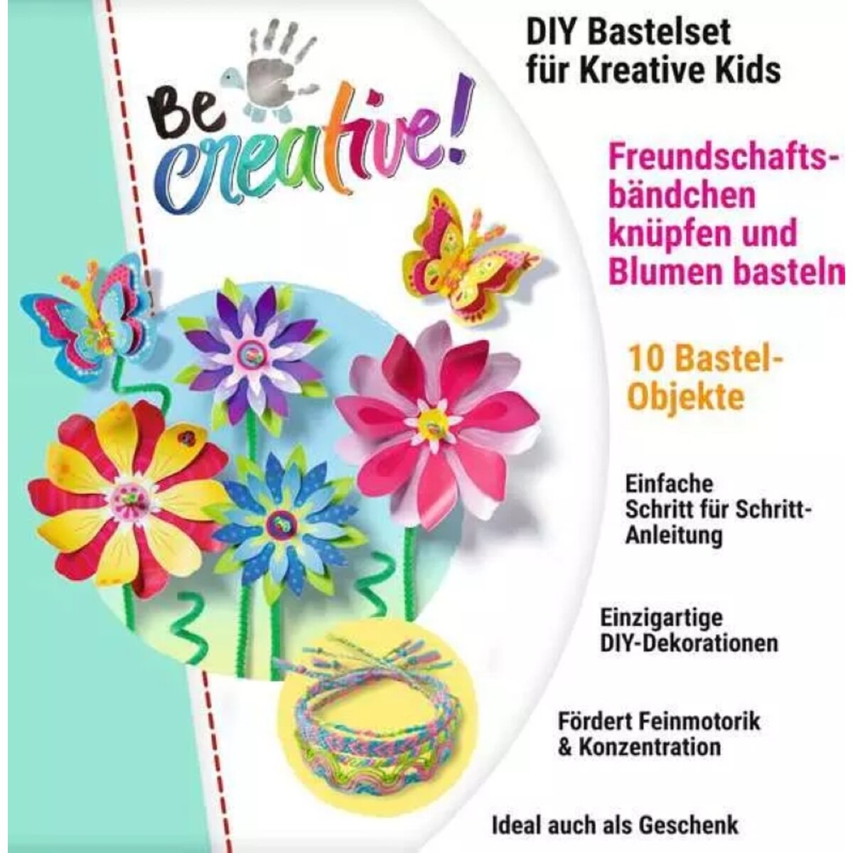 Ravensburger BeCreative Mini-Freundschaftsbändchen & Blumen Bastelset
