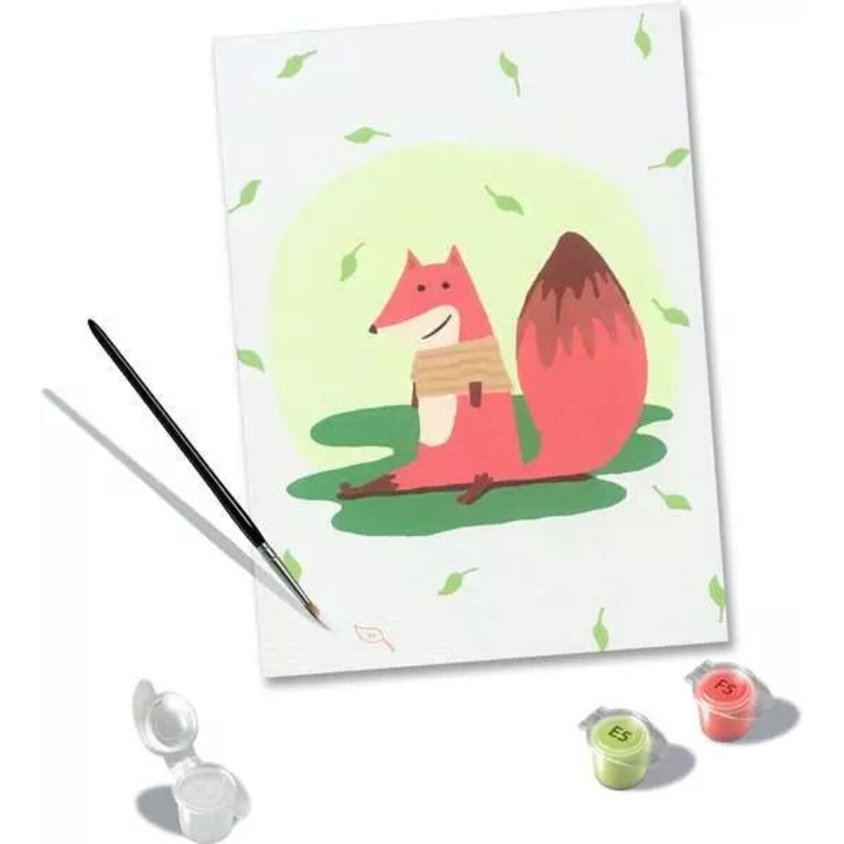 Ravensburger CreArt Hello Baby: Little Fox - Malen nach Zahlen für Erwachsene