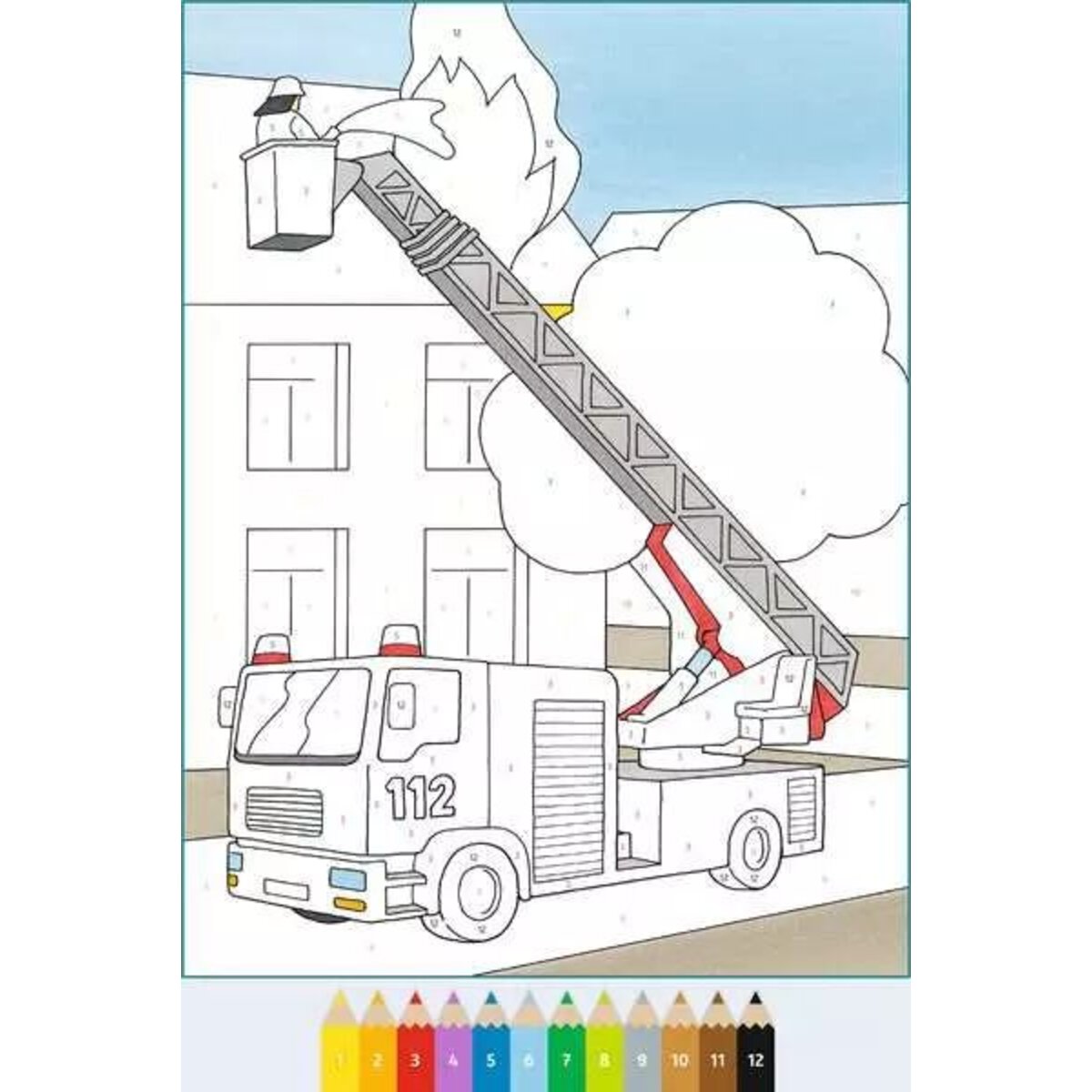 Ravensburger CreArt Malen nach Zahlen ab 5: Fahrzeuge