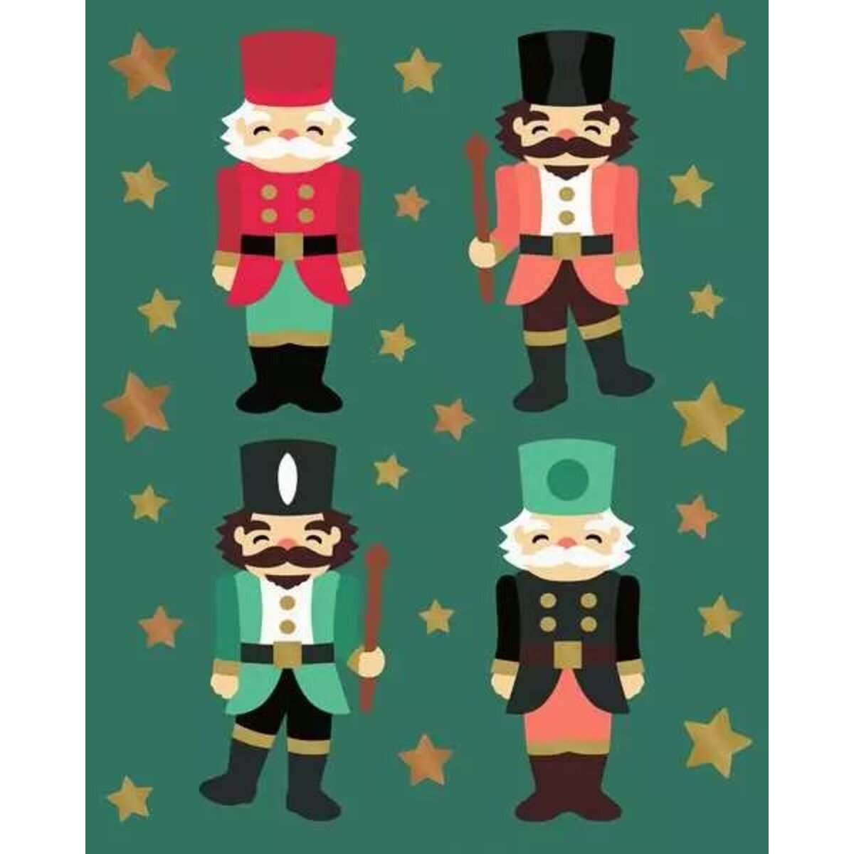 Ravensburger CreArt, Malen nach Zahlen - Christmas Nutcracker Delight