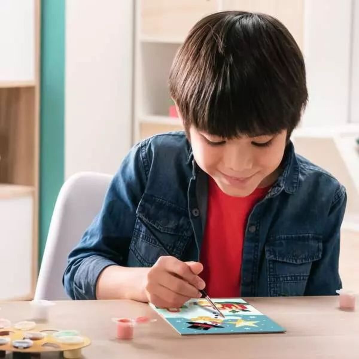 Ravensburger CreArt, Malen nach Zahlen - Bezaubernder Schneemann