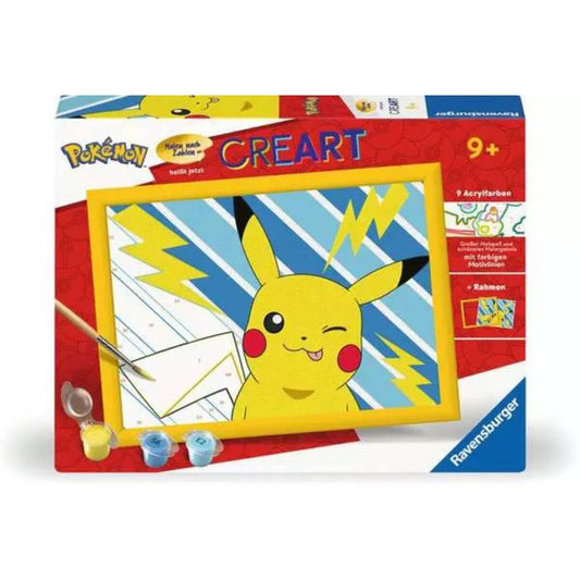 Ravensburger CreArt Malen nach Zahlen Freches Pikachu