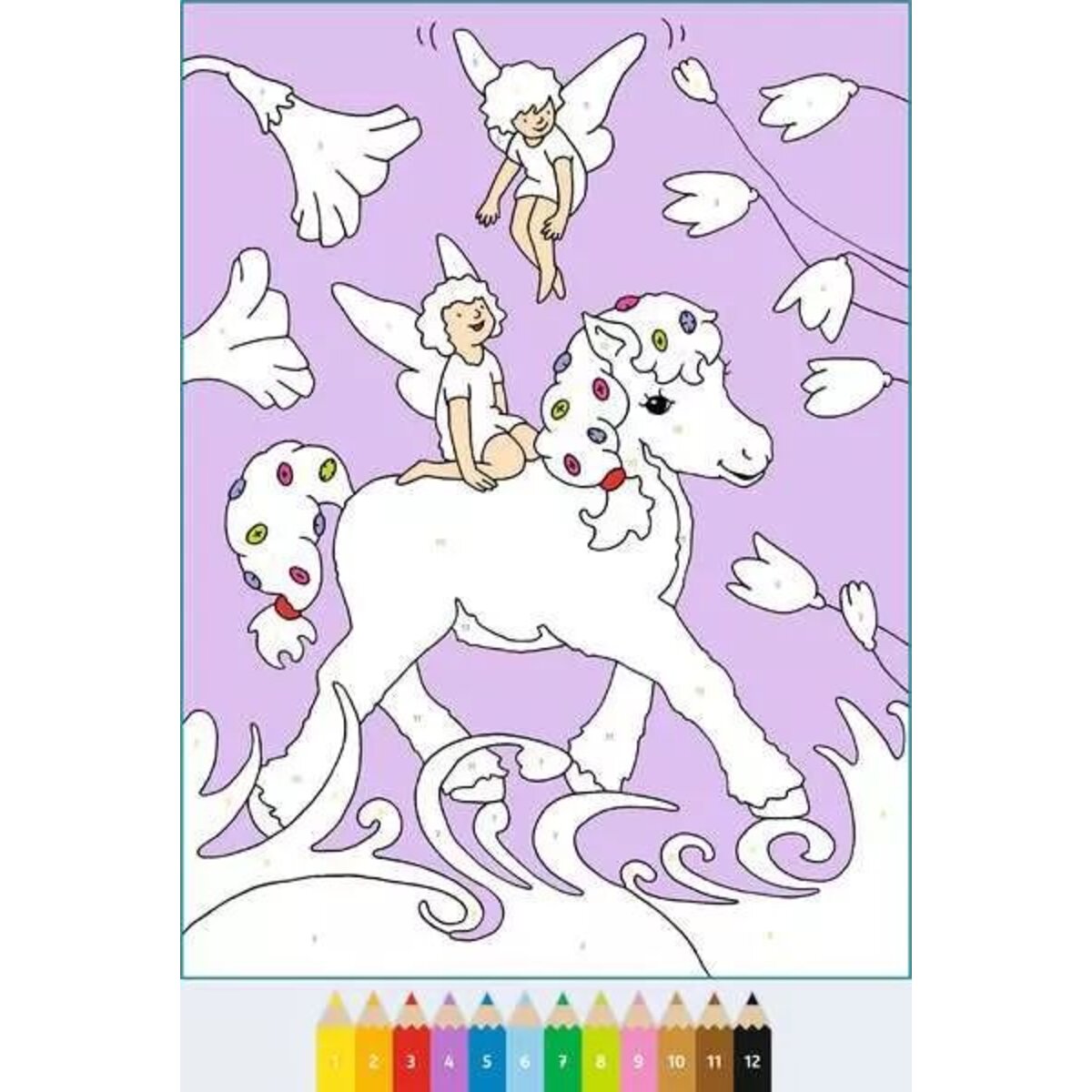 Ravensburger CreArt Malen nach Zahlen ab 5: Zauberponys