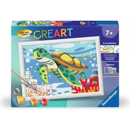 Ravensburger CreArt Malen nach Zahlen Meeresschildkröte