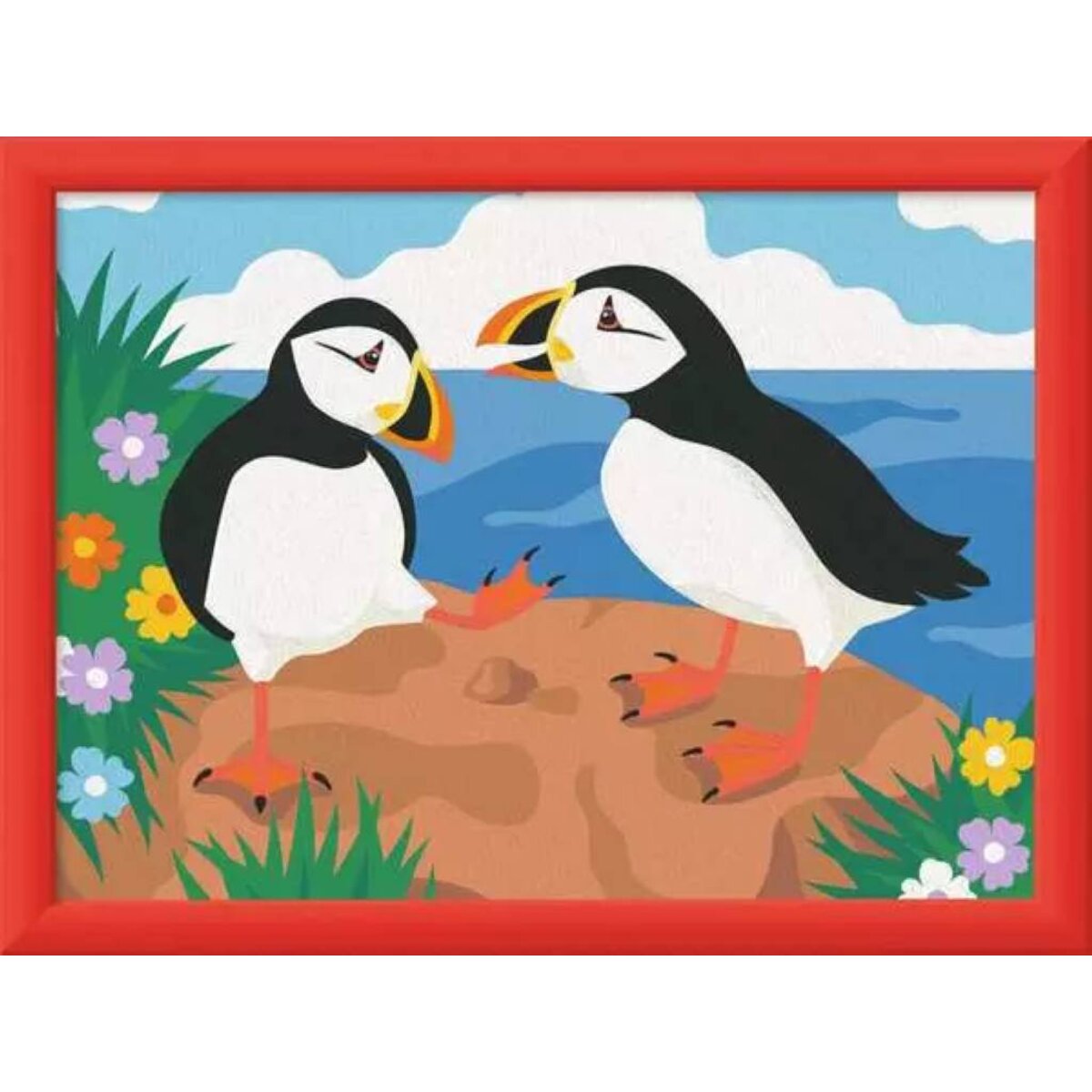 Ravensburger CreArt Malen nach Zahlen Papageientaucher