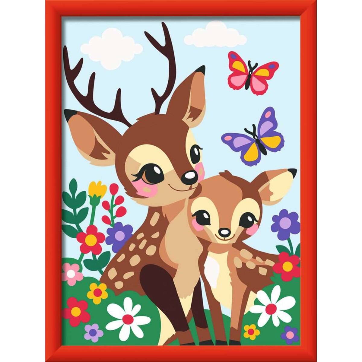 Ravensburger CreArt Malen nach Zahlen Fröhliche Hirsche