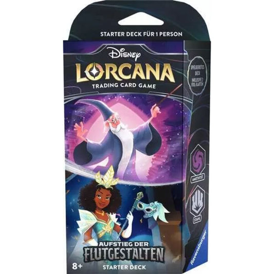 Ravensburger Disney Lorcana: Aufstieg der Flutgestalten - Starter Deck Amethyst und Stahl (Deutsch)