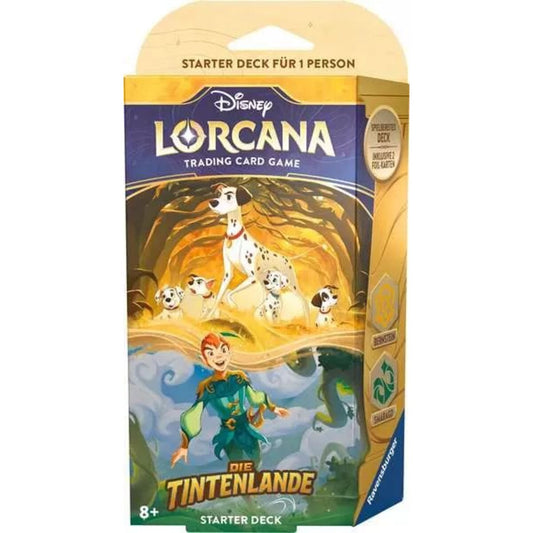 Ravensburger Disney Lorcana: Die Tintenlande - Starter Deck Bernstein und Smaragd (Deutsch)