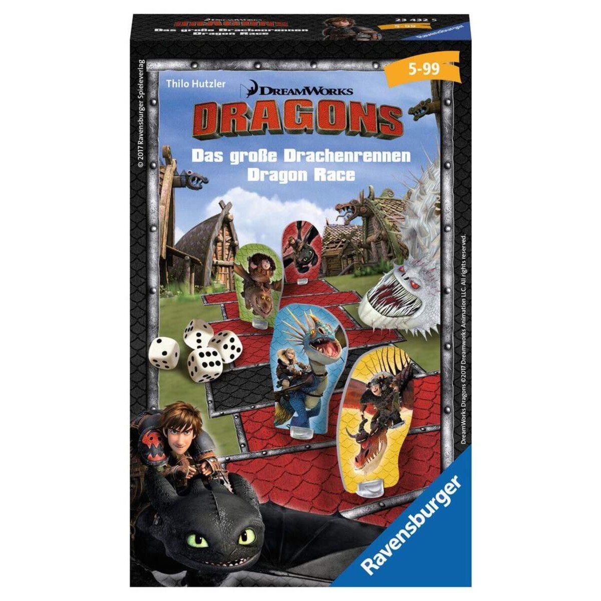 Ravensburger Dreamworks Dragons das große Drachenrennen