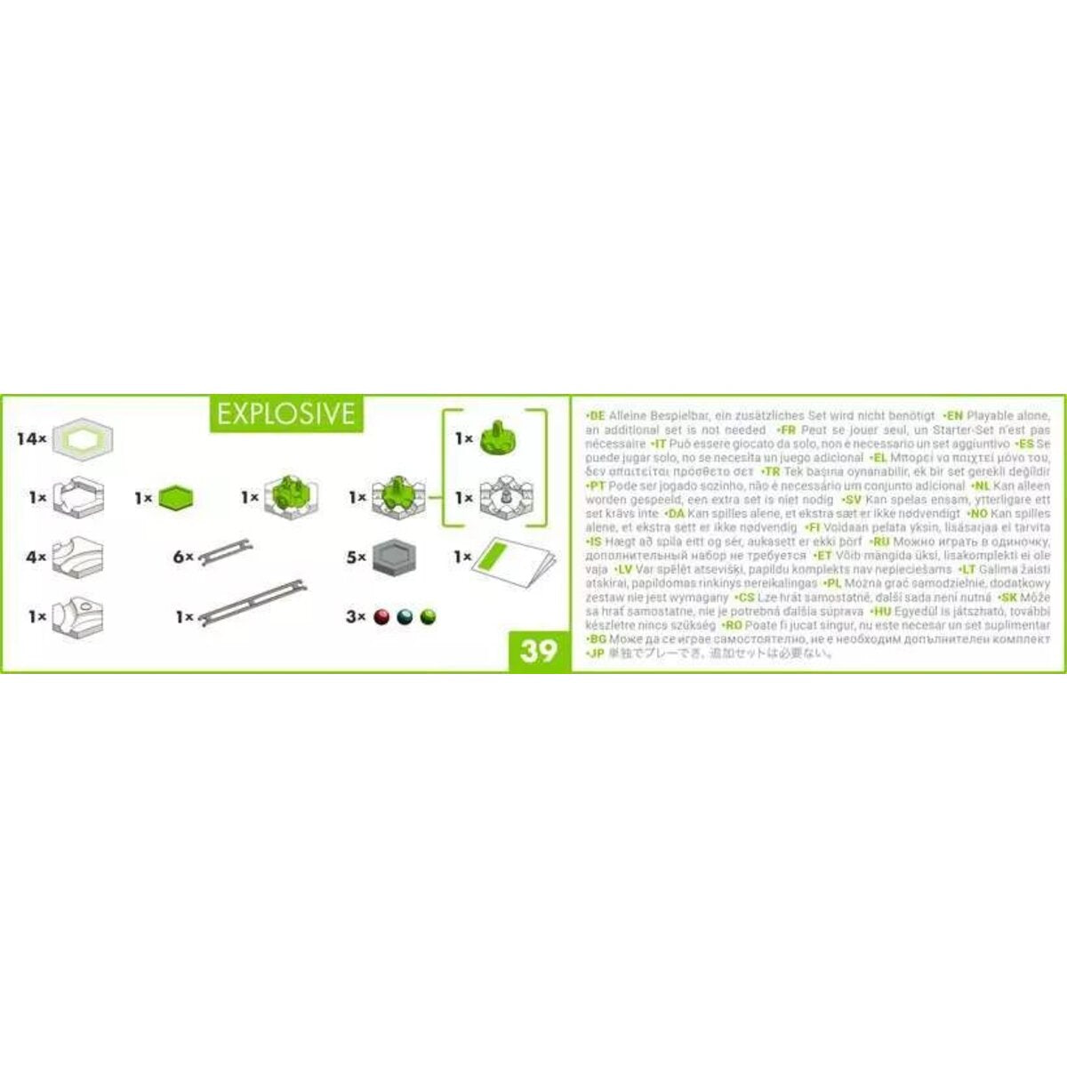 Ravensburger GraviTrax GO Explosive