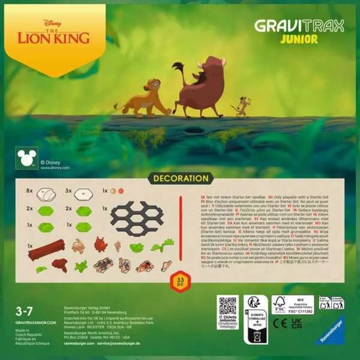 Ravensburger GraviTrax Junior Extension Disney Lion King