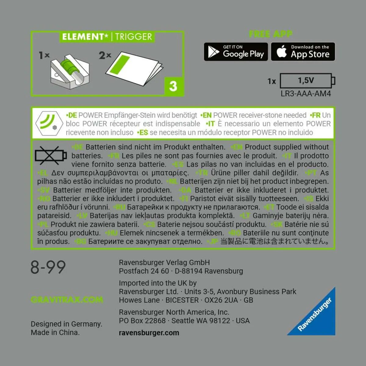 Ravensburger GraviTrax POWER Element Trigger