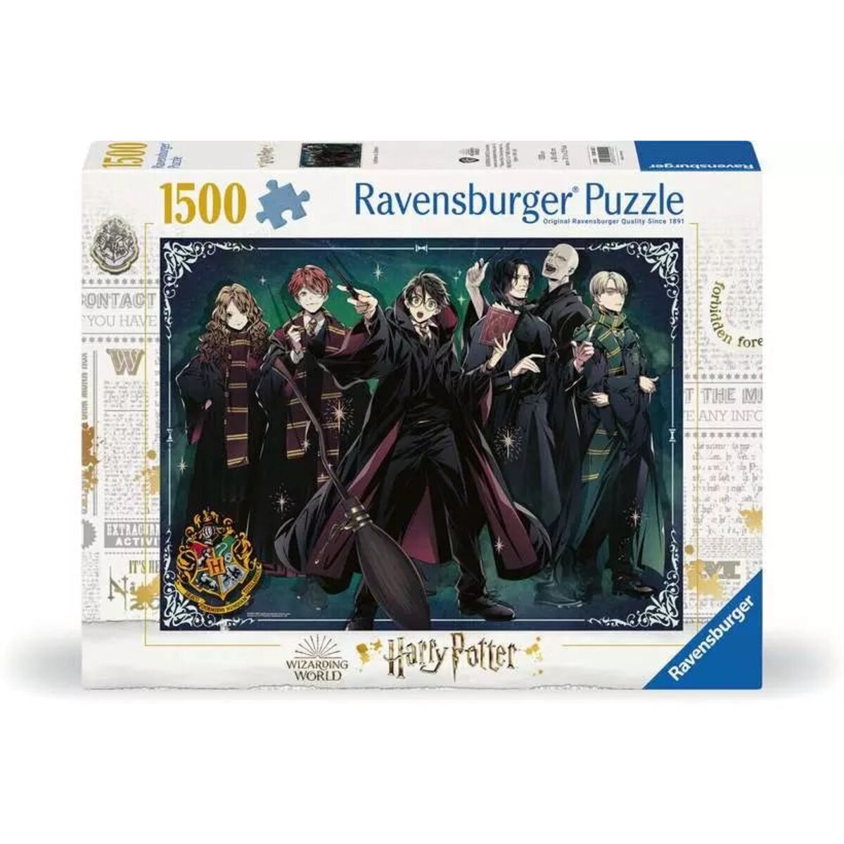 Ravensburger Puzzle - Harry Potter: Gryffindor vs. Slytherin, 1500 Teile