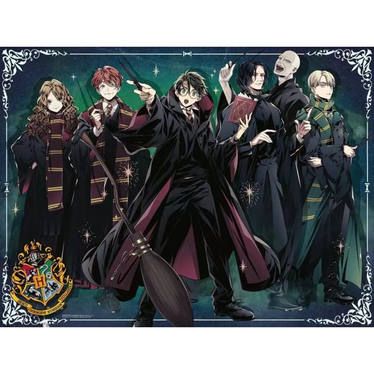 Ravensburger Puzzle - Harry Potter: Gryffindor vs. Slytherin, 1500 Teile