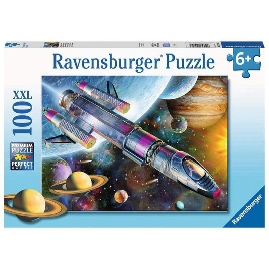 Ravensburger Kinderpuzzle 12939 - Mission im Weltall 100 Teile XXL