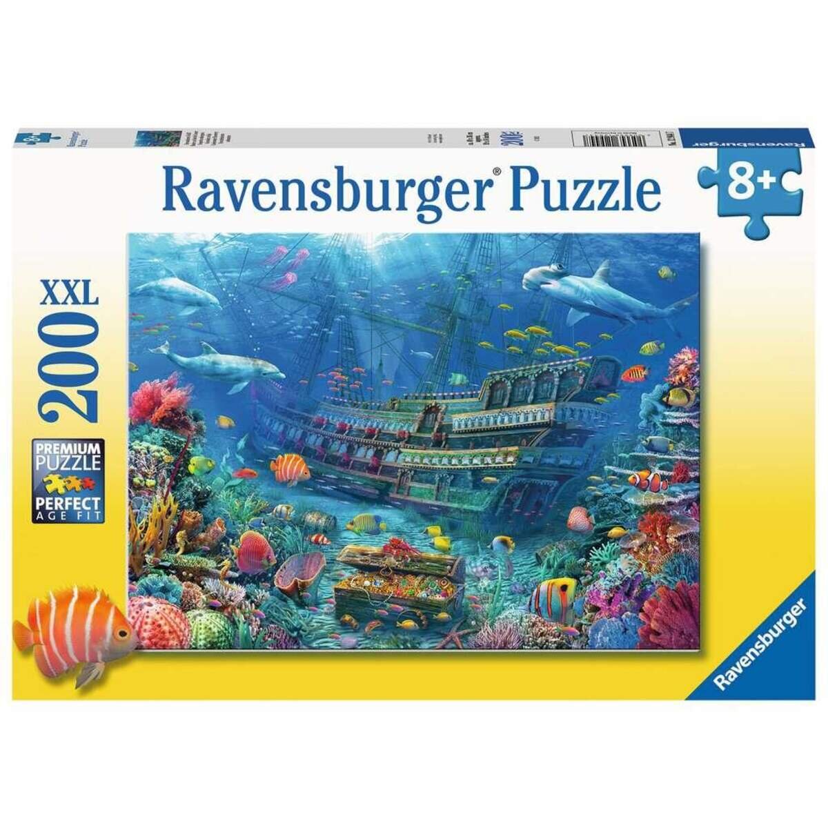 Ravensburger Kinderpuzzle 12944 - Versunkenes Schiff 200 Teile XXL