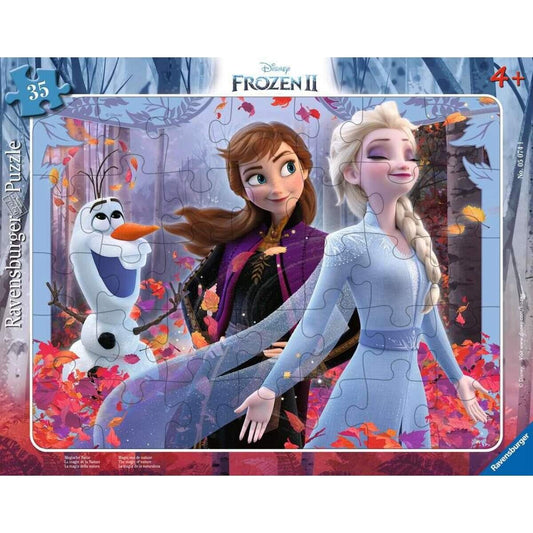 Ravensburger Kinderpuzzle Disney Frozen II Magische Natur, 35 Teile