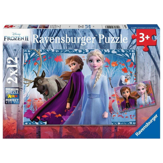 Ravensburger Kinderpuzzle Disney Frozen II Reise ins Ungewisse, 2x12 Teile