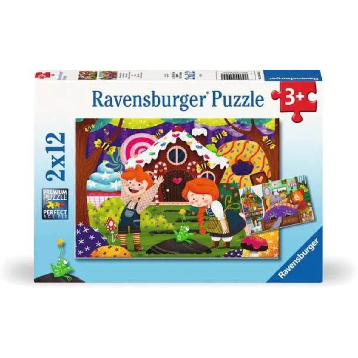 Ravensburger 2 Kinderpuzzle 12 Teile Märchenhafte Geschichten 26 x 18 cm