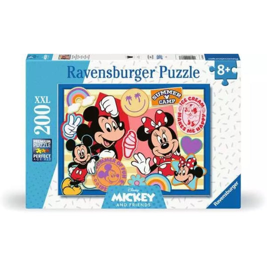 Ravensburger XXL Puzzle Unterwegs mit Mickey und Minnie 200 Teile