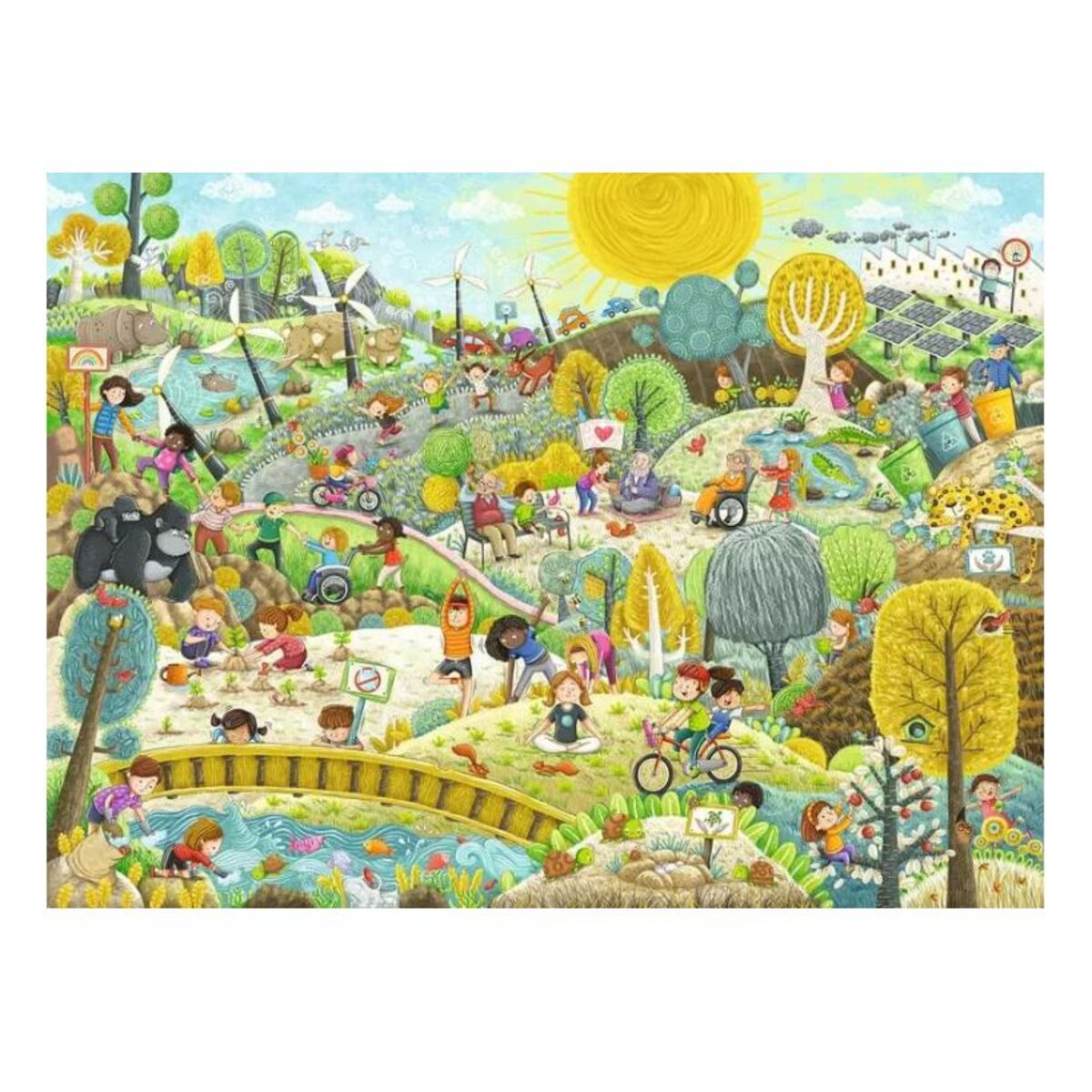 Ravensburger Kinderpuzzle-Wir schützen unsere Erde! 200 Teile