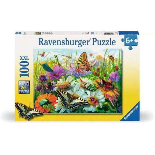 Ravensburger Kinderpuzzle 100 Teile Wunderwelt der Insekten 49 x 36 cm