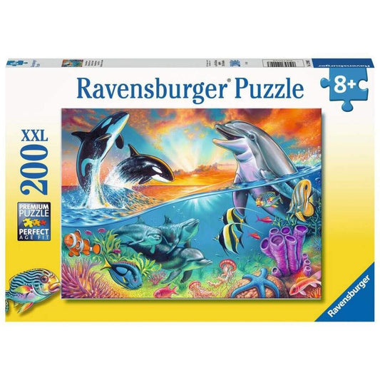 Ravensburger Kinderpuzzle XXL Ozeanbewohner, 200 Teile