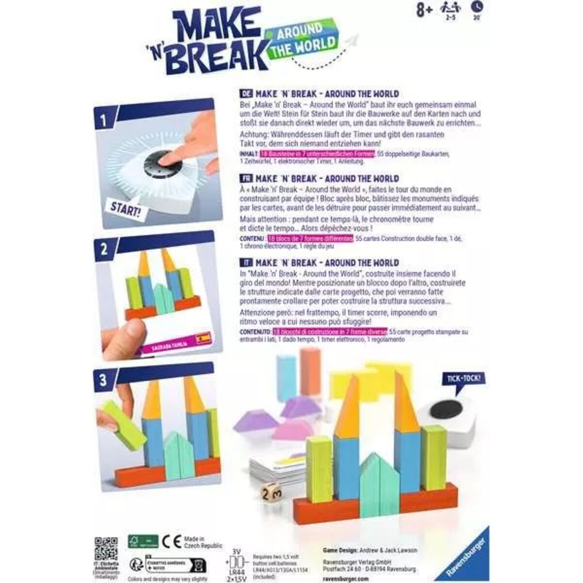 Ravensburger Make 'n' Break  - Around the World