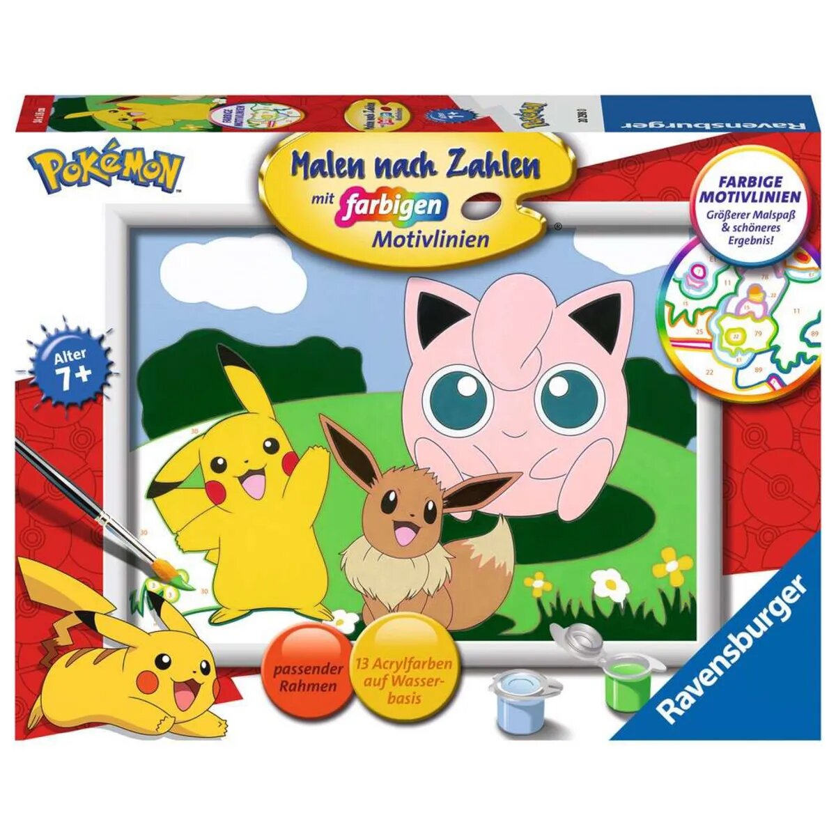 Ravensburger Malen nach Zahlen - Pokémon Abenteuer