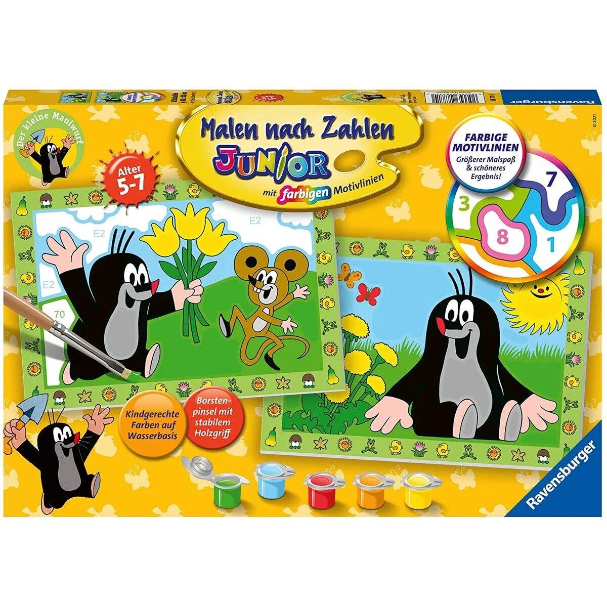 Ravensburger Malen nach Zahlen - Der kleine Maulwurf