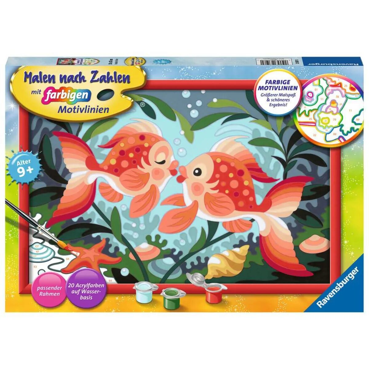 Ravensburger Malen nach Zahlen - Verliebte Fische