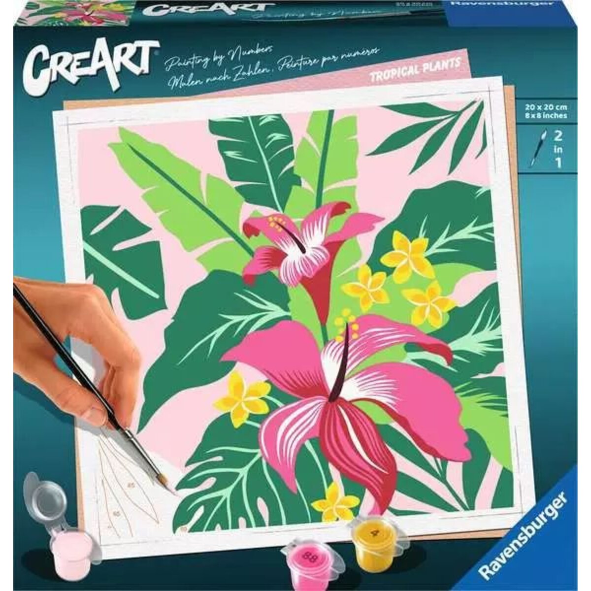 Ravensburger Malen nach Zahlen - Tropical Plants