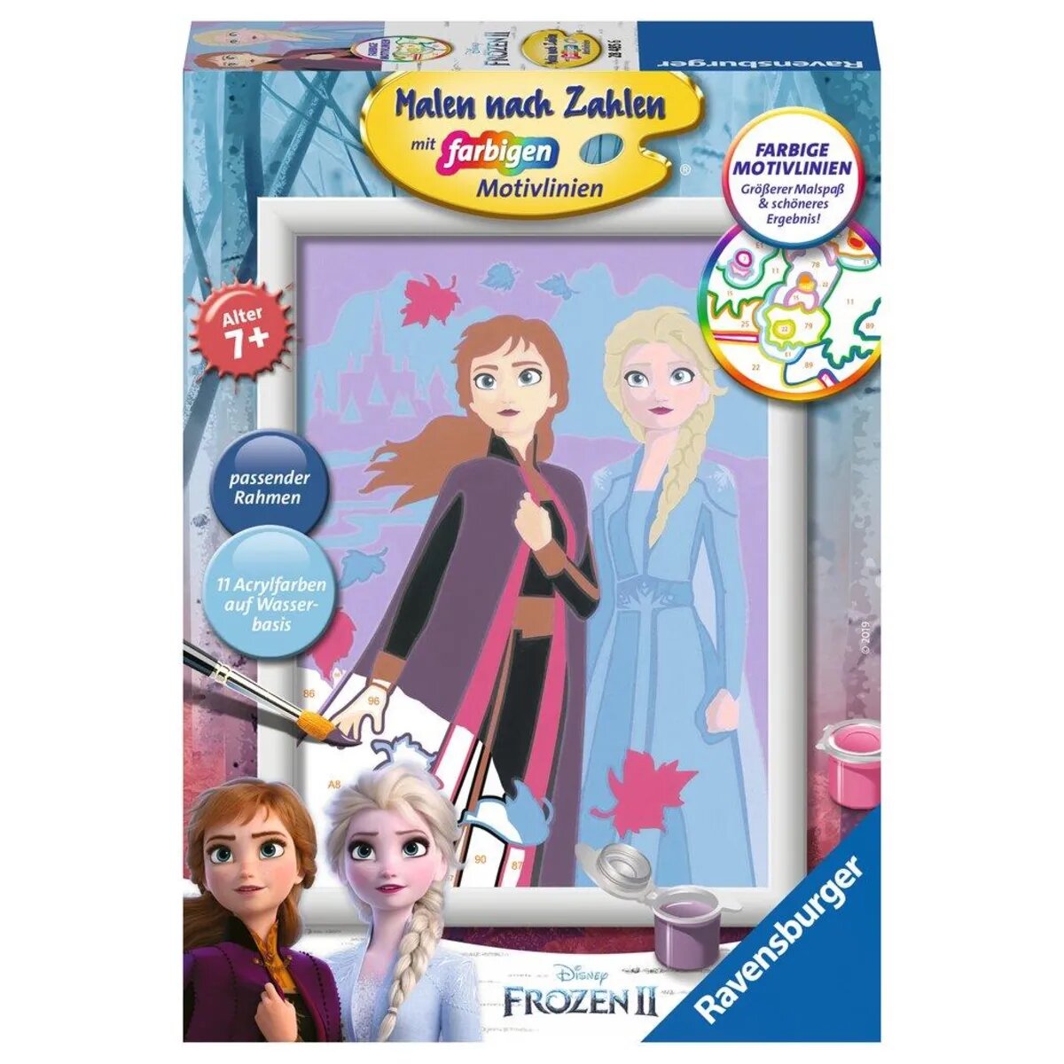 Ravensburger Malen nach Zahlen Frozen 2 Schwesternliebe