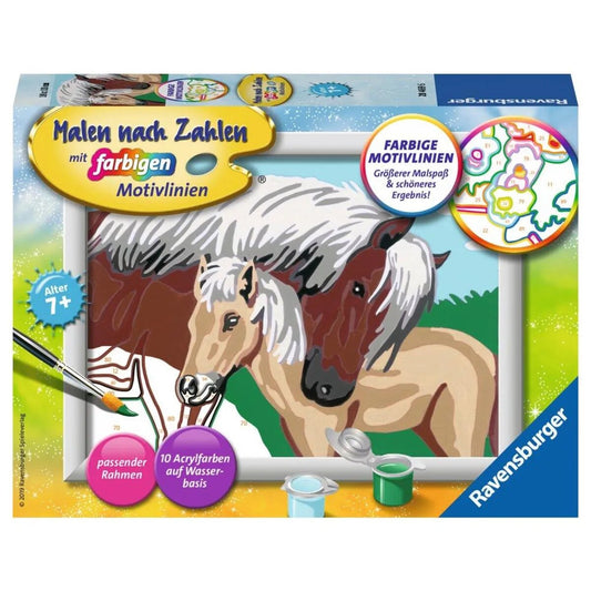 Ravensburger Malen nach Zahlen Liebevolle Stute