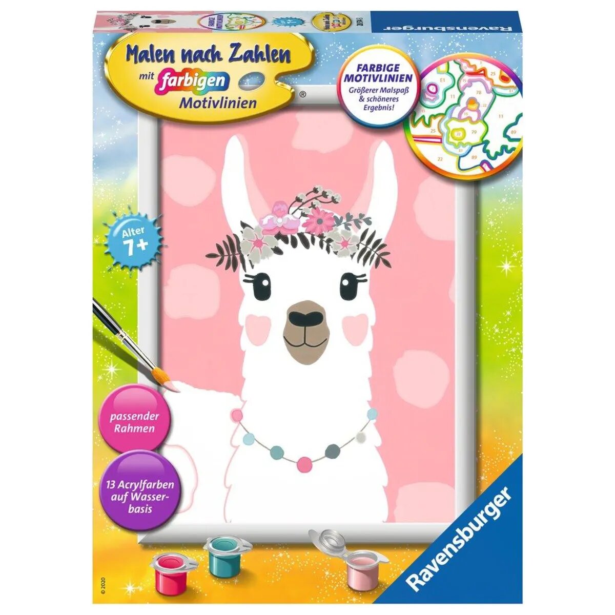 Ravensburger Malen nach Zahlen No Drama Lama