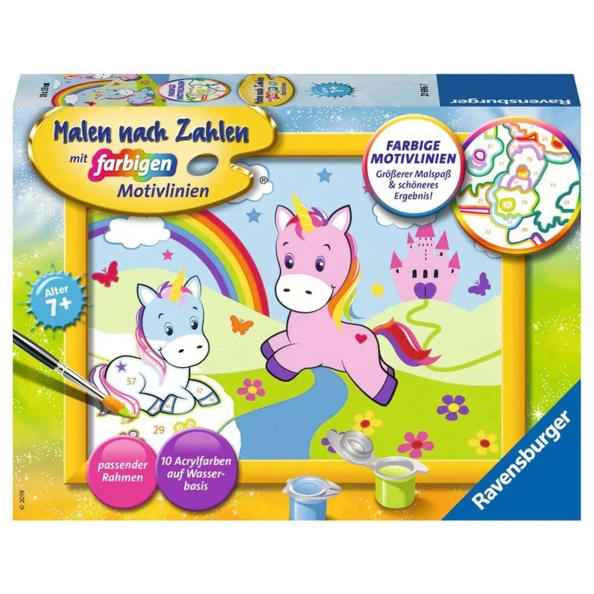 Ravensburger Malen nach Zahlen Traumhafte Einhornwelt