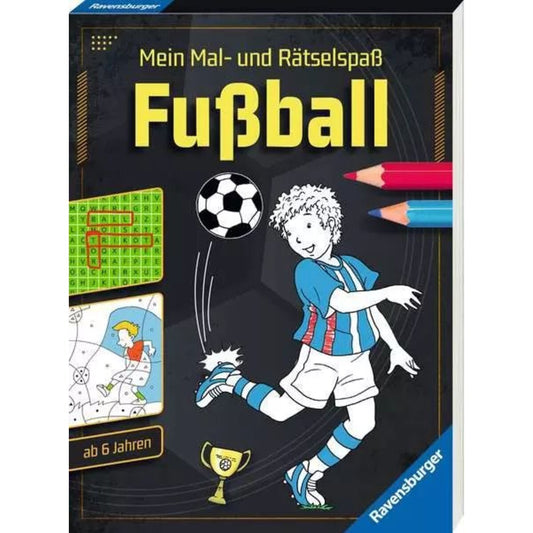 Ravensburger Mein Mal- und Rätselspaß: Fußball