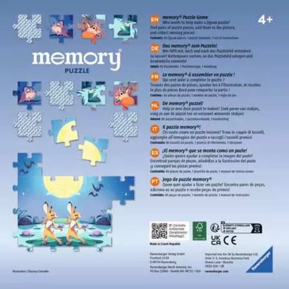 Ravensburger memory Puzzle Tiere am Teich